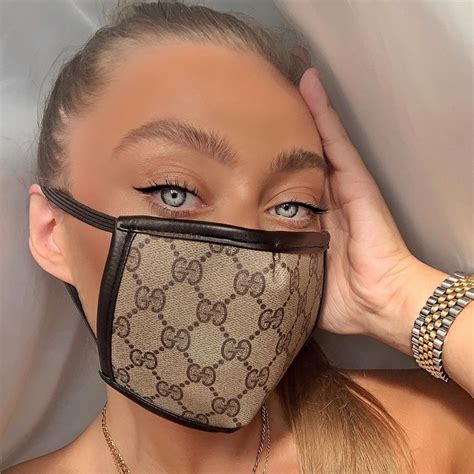 designer Gucci face mask